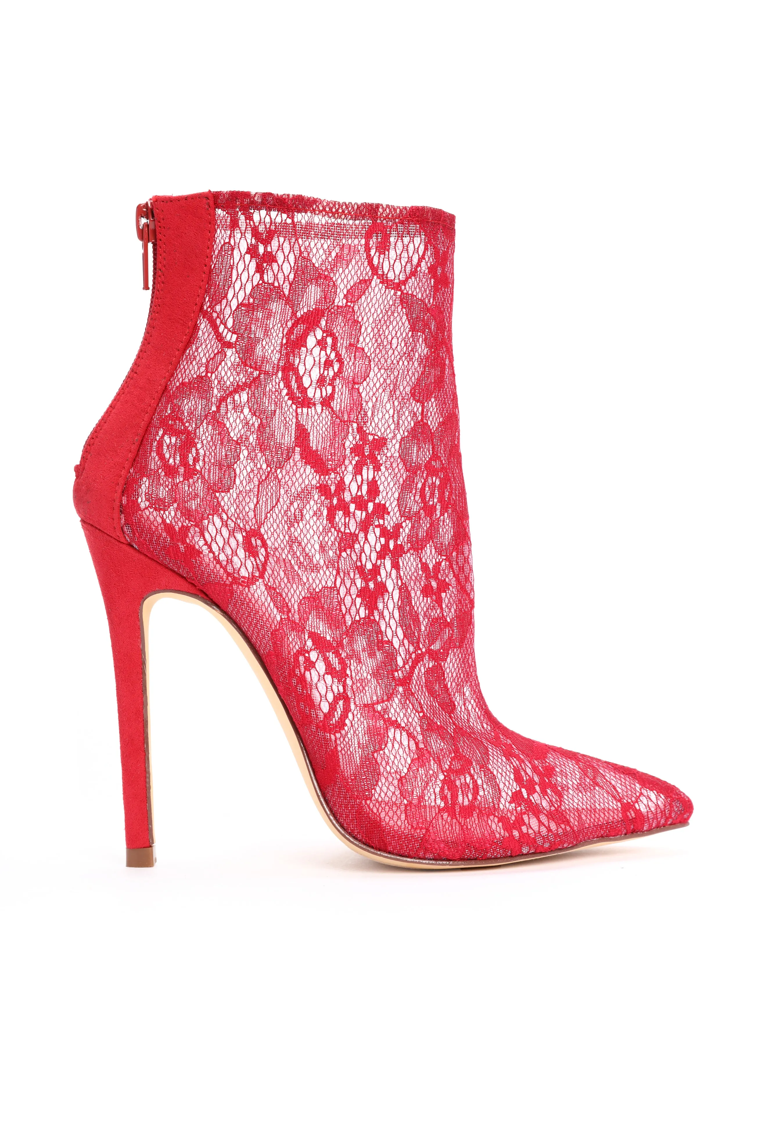 Adjust To The Fame Bootie - Red