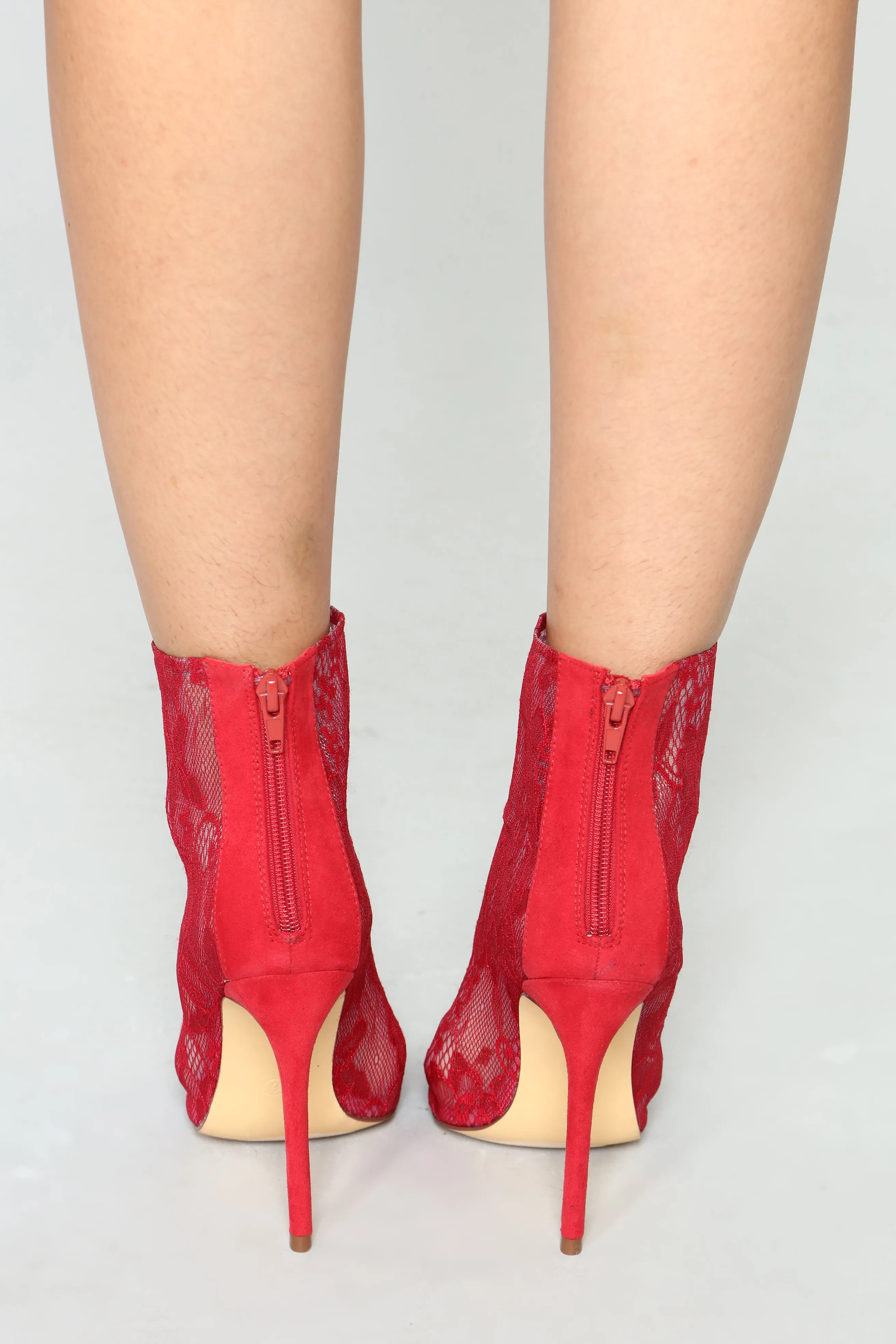 Adjust To The Fame Bootie - Red