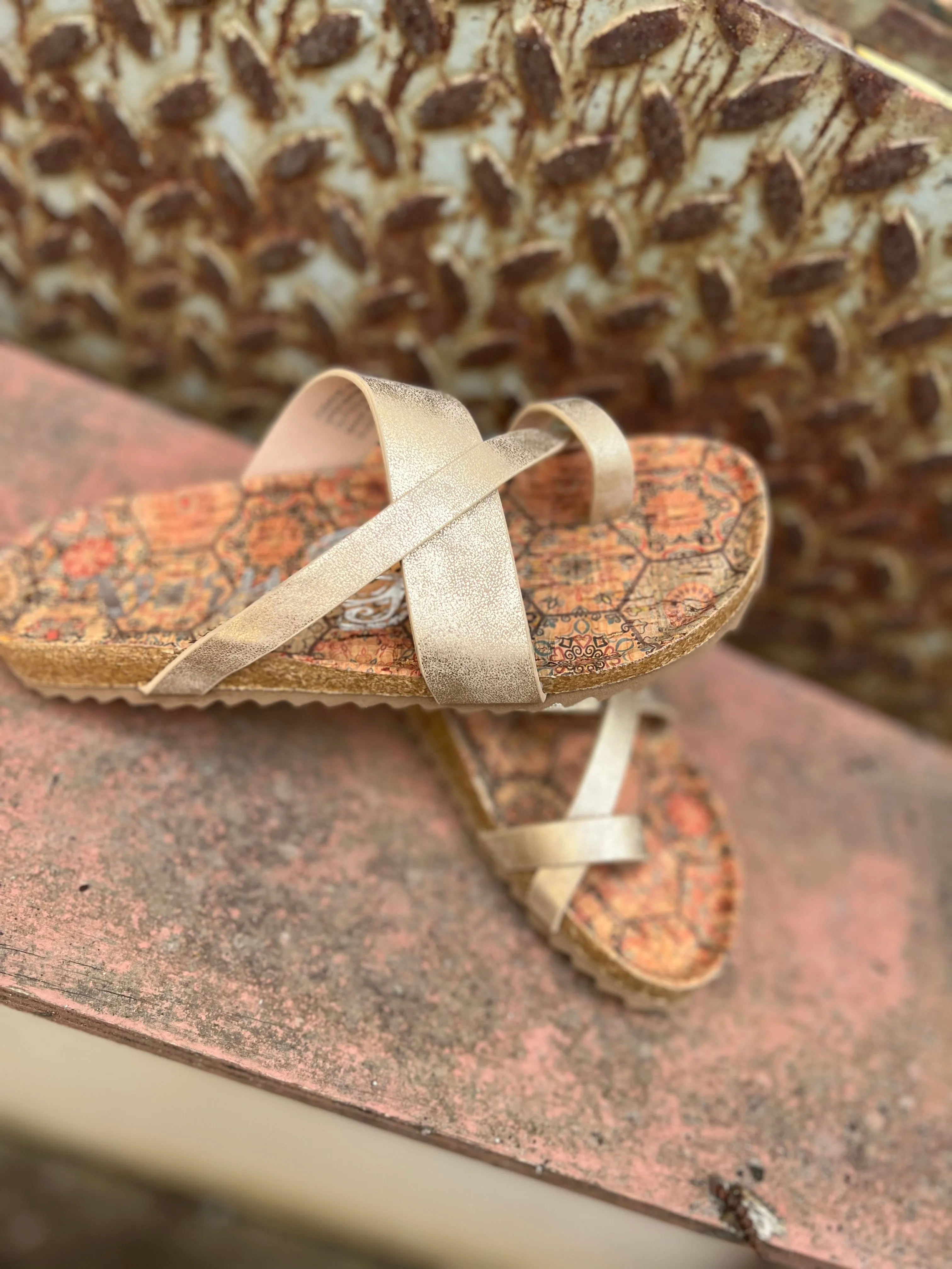 Better Be Me Sandals (Champagne)