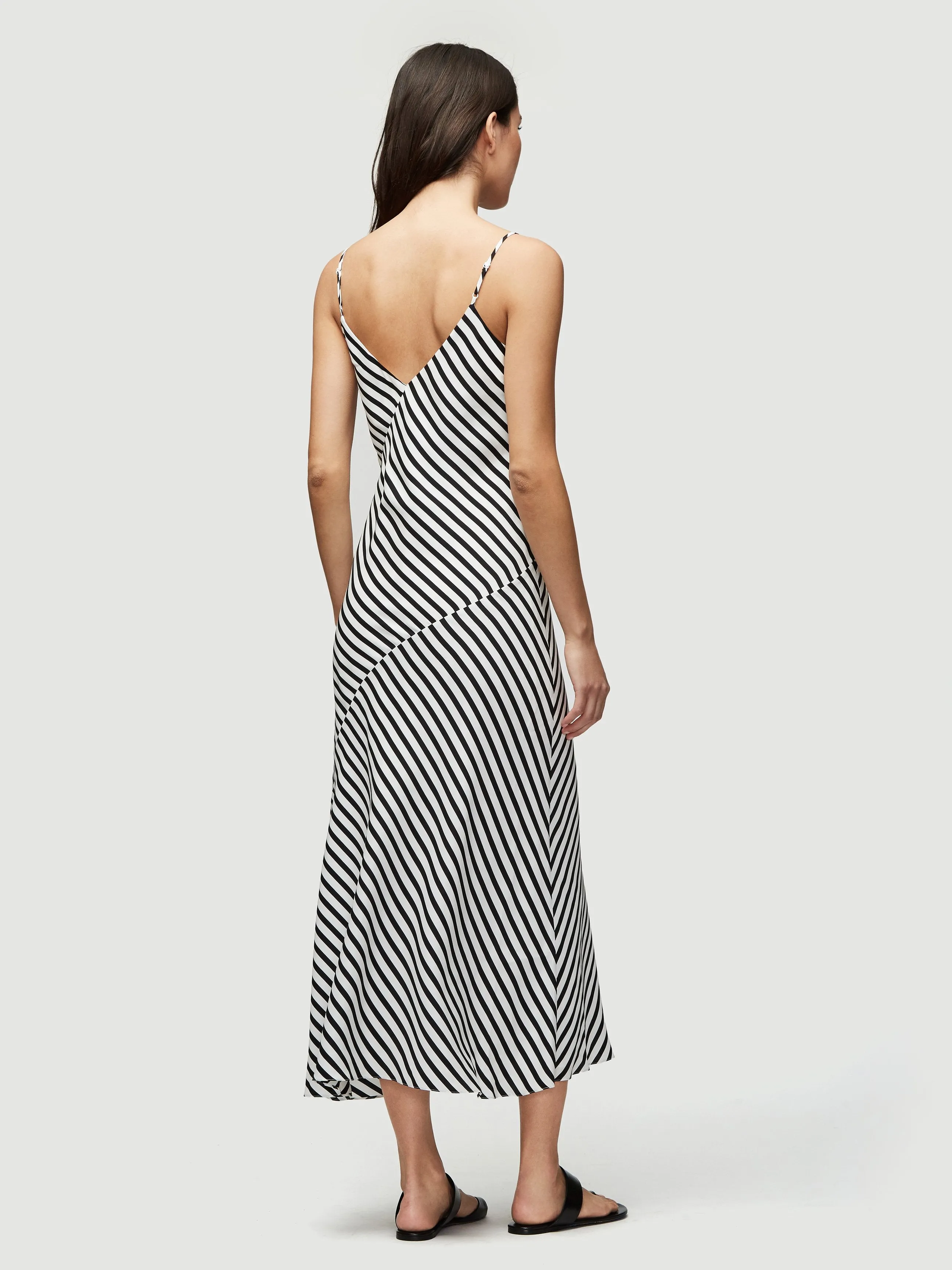 Bias Cami Dress -- Noir Multi