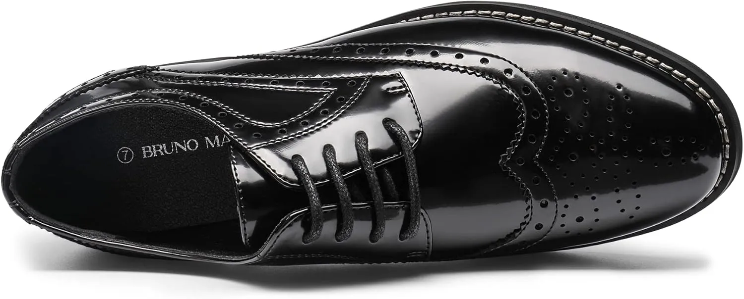 Bruno Marc Women's Classic Oxfords Lace Up Business Formal Wingtip Brogue Dress Shoes