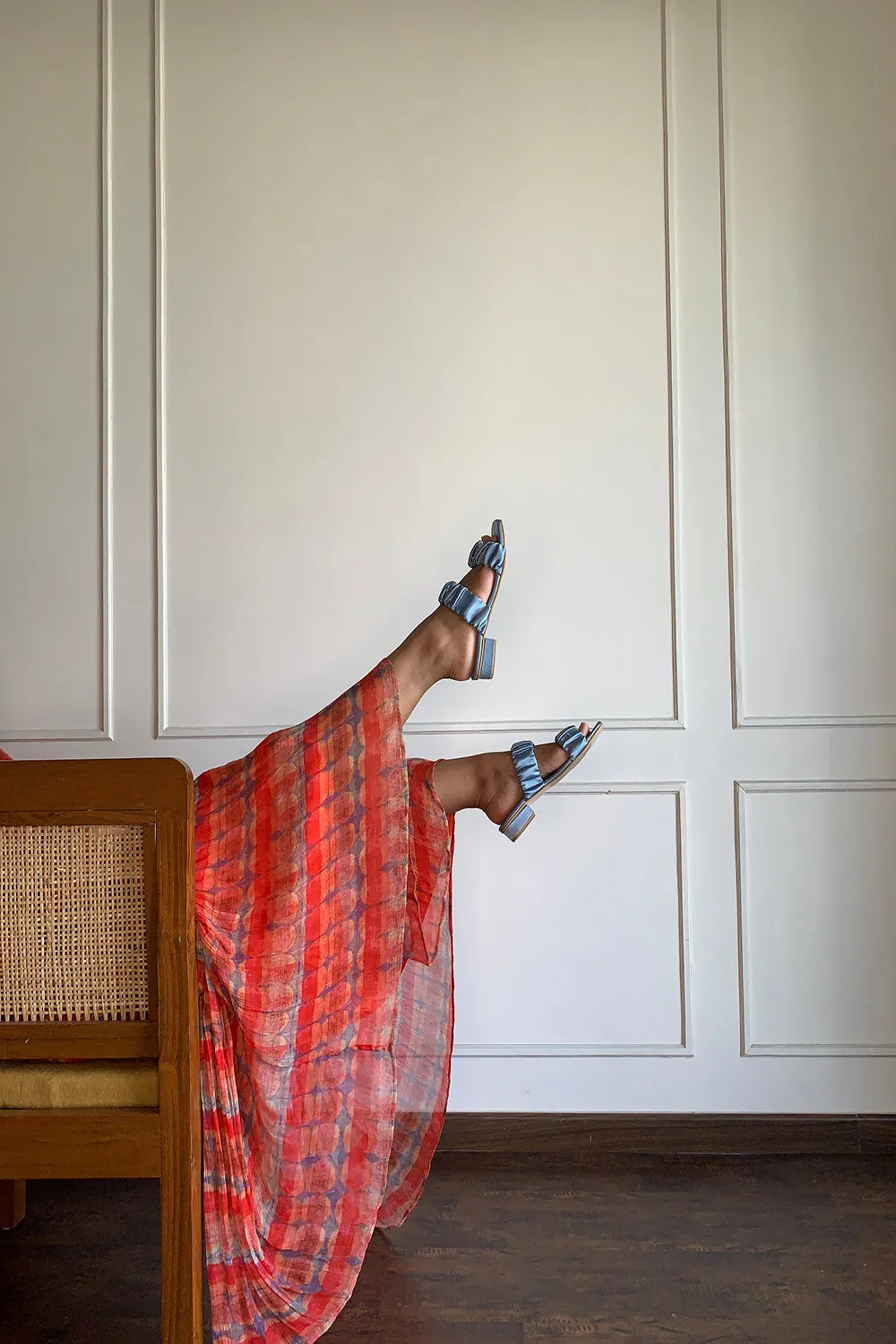 Inara Ruffle Flats, Bright Blue