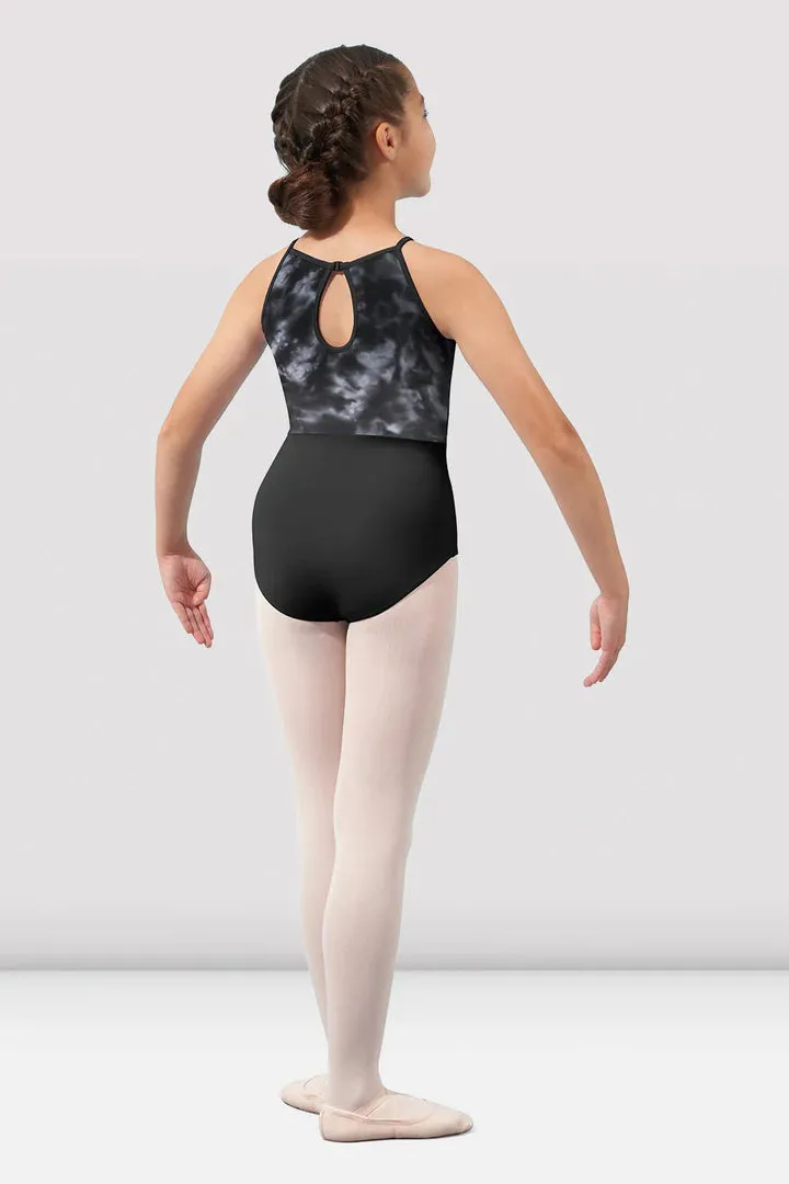Mirella M1083C Watercolour Halter Neck Girls Leotard