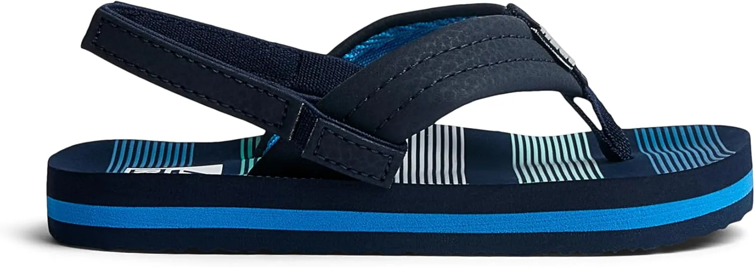 REEF Little Ahi Unisex-Child Beach Flip Flop, Soft Cushion Footbed, Water Friendly, Backstrap