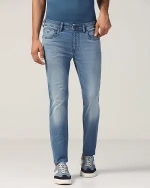 Ultrasoft Slim Yonk Fit Indigo Blue Jeans - Zach