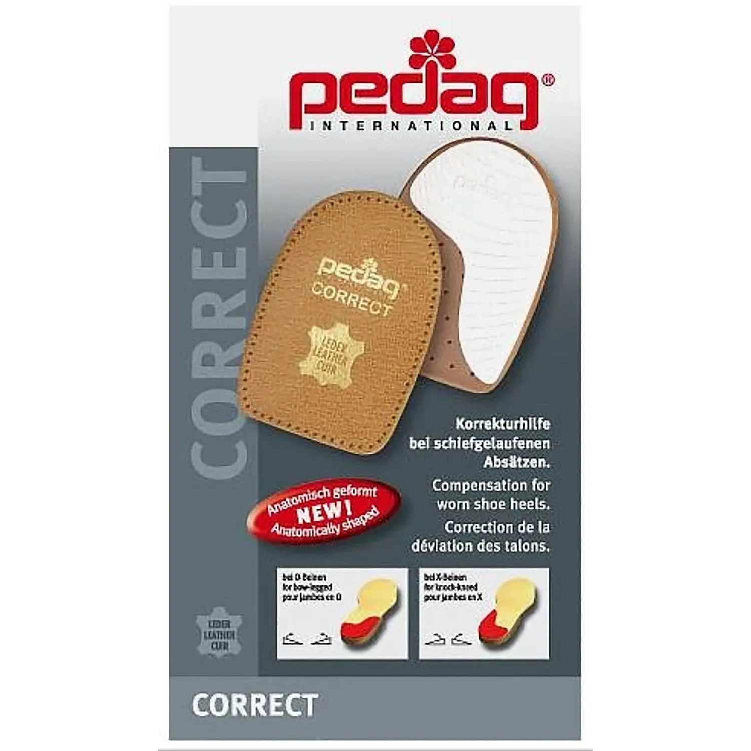 Unisex Pedag Correct Heel Inserts Step Straightener