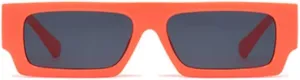 Vintage Rectangle Sunglasses for Men Women 90s Retro Fashion Glasses Square Shades