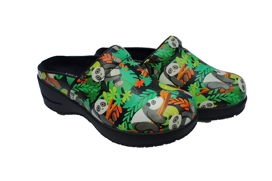Wellness Faves Work Clogs - Pandas