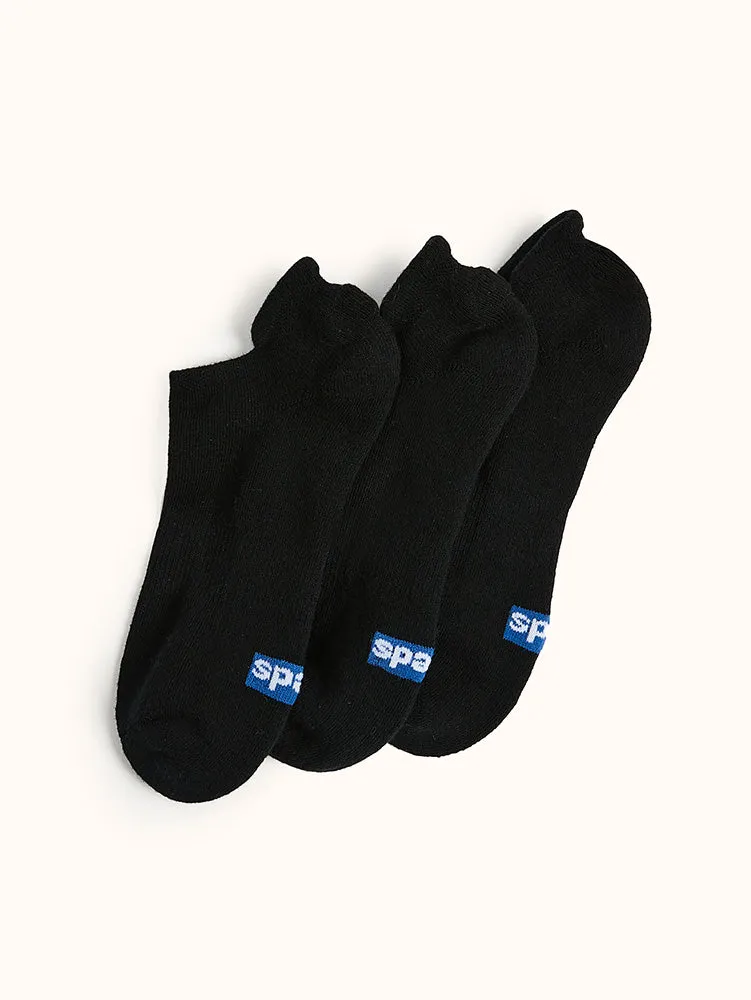 Women's Cushioned No-Show Socks (3 Pairs)